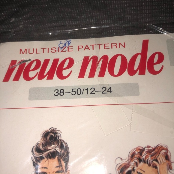 Neue Mode Pattern M 21641 dress pattern multi size- pieces all there - Picture 5 of 6